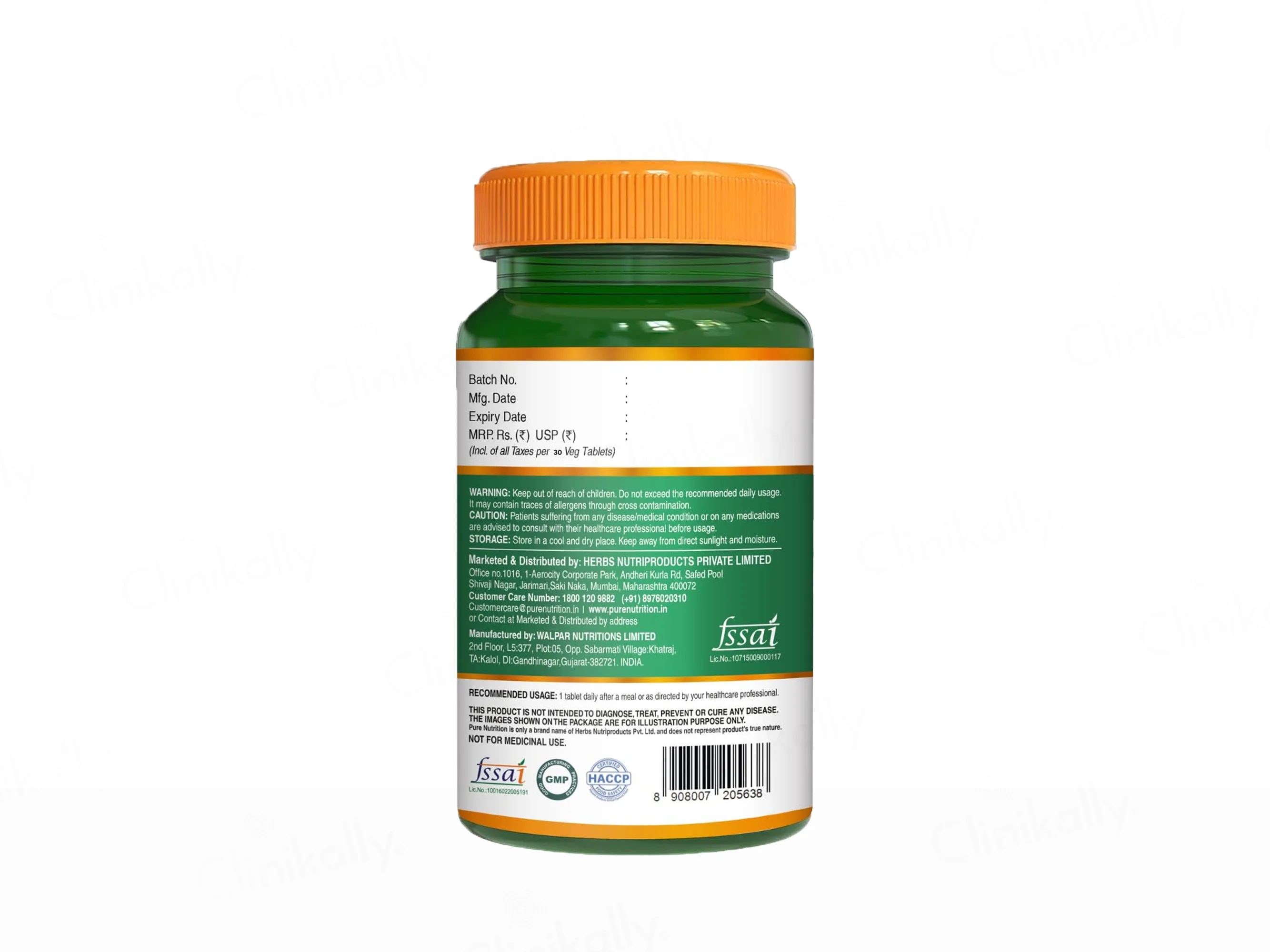 Pure Nutrition Multivitamin Veg Tablet For Men - Image 9